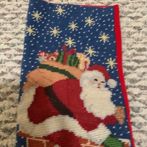 Needlepoint Christmas stocking - Picture 4 of 6